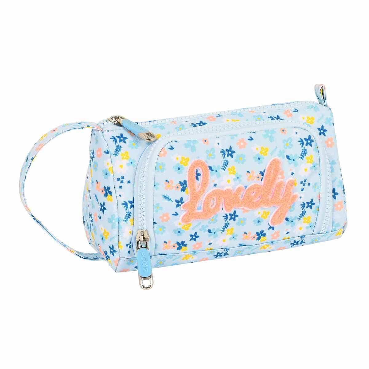Bolsa Escolar Moos Lovely Azul 20 x 11 x 8.5 cm
